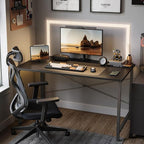 Cubiker Small Computer Desk, 32 inch Home Office Kids Desk for Bedroom and Small Spaces, Modern Simple Cheap Table for Studying, Writing, Working, Dark Black