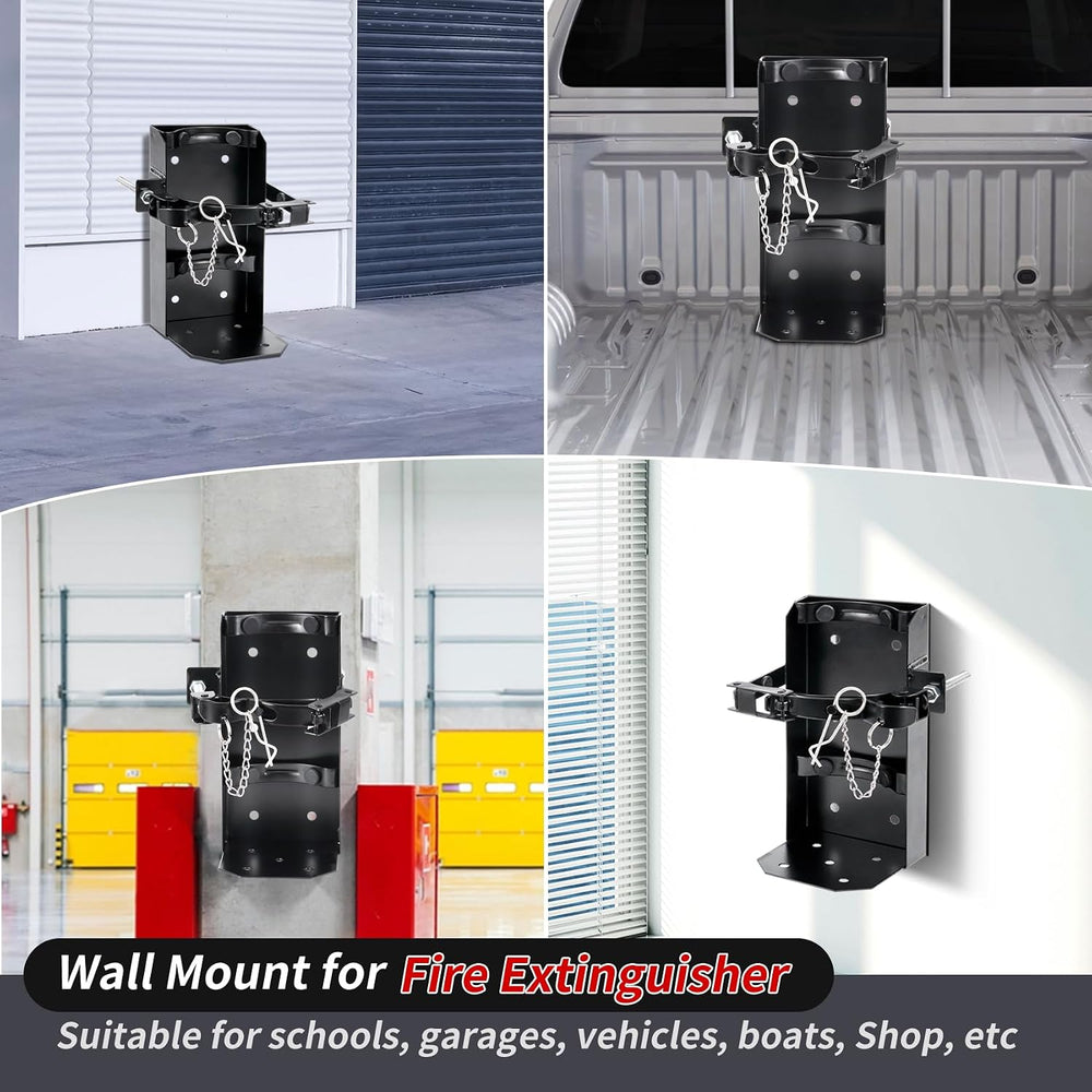 𝙐𝙥𝙜𝙧𝙖𝙙𝙚 10 LB Heavy Duty Fire Extinguisher Bracket, Fire Extinguisher Mount S...