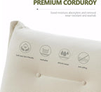 Bean Bag Chair,Memory Foam Bean Bag Chairs,Filled with High-Resilience Memory Foam,Skin Friendly Corduroy Fabric,for Living Room, Bedroom, Apartment