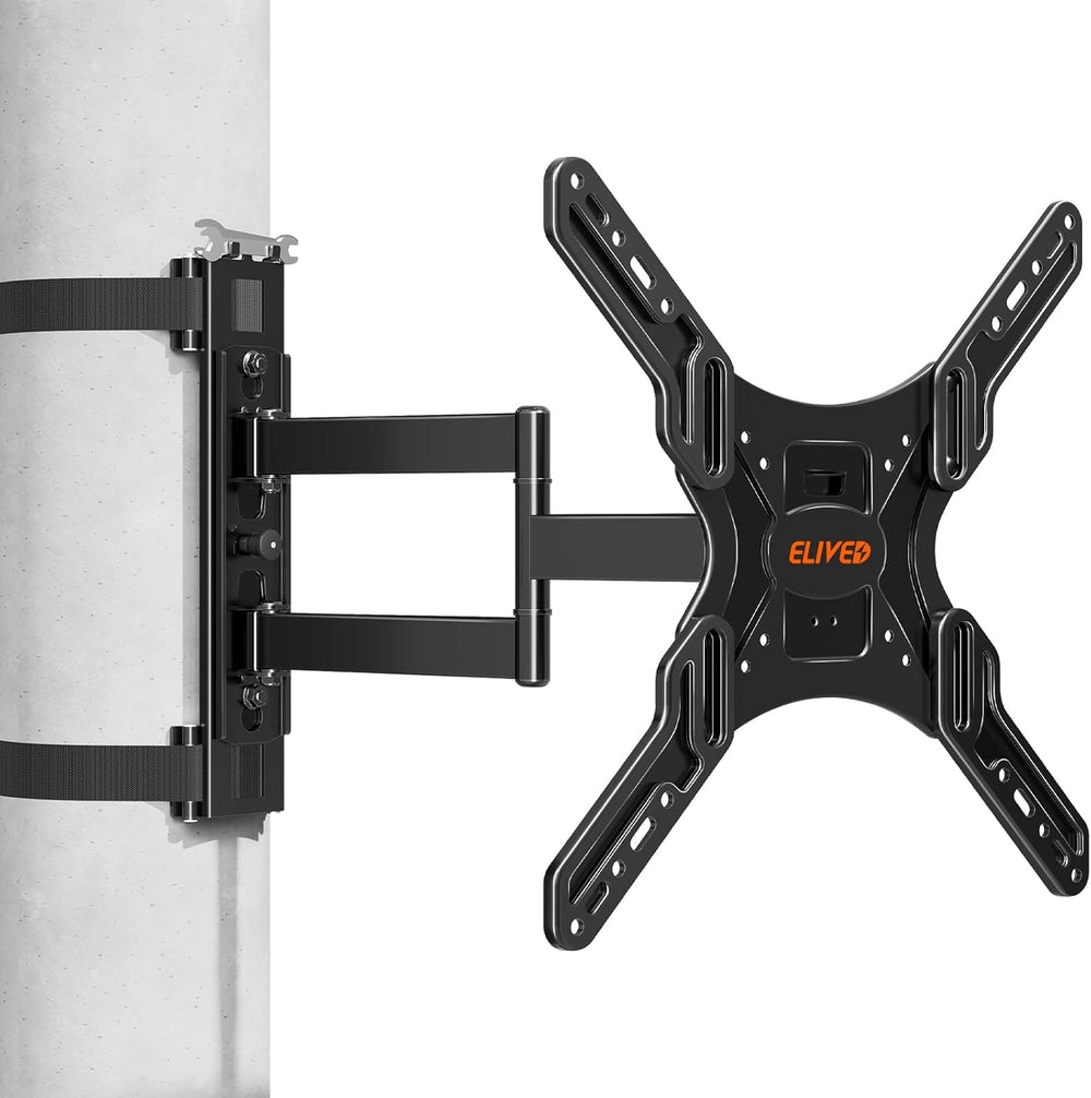 Pillar TV Mount for 26-60" TVs, No Drill Column TV Bracket for Gazebo Pa...