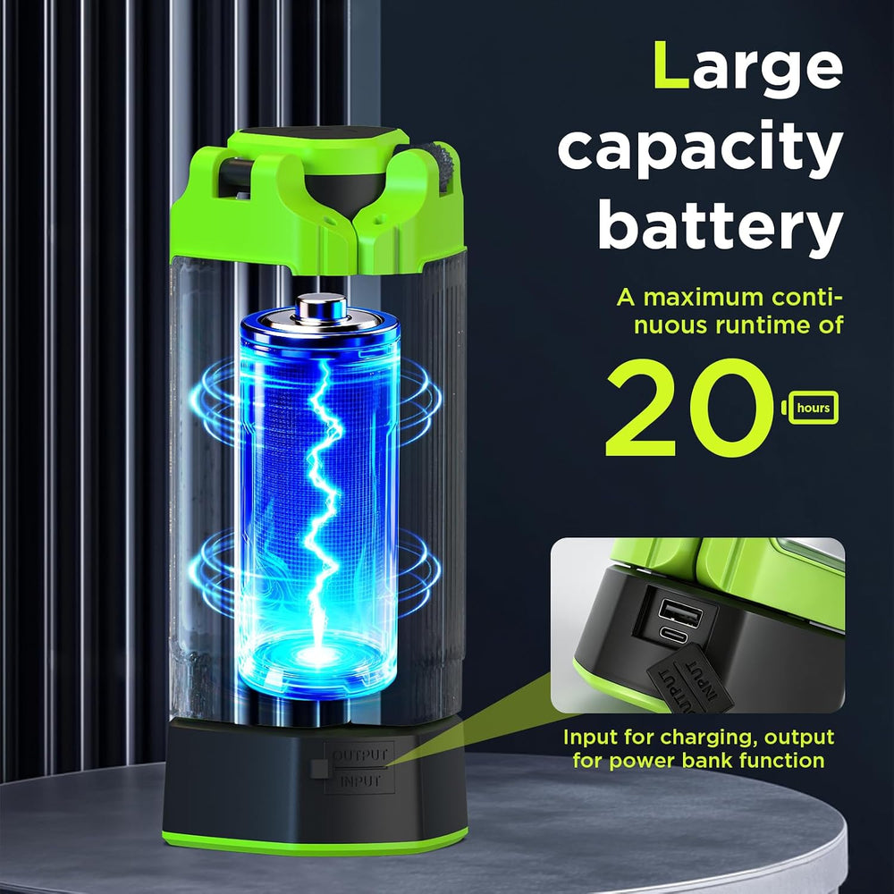12000mAh Rechargeable Camping Light with Tripod Stand