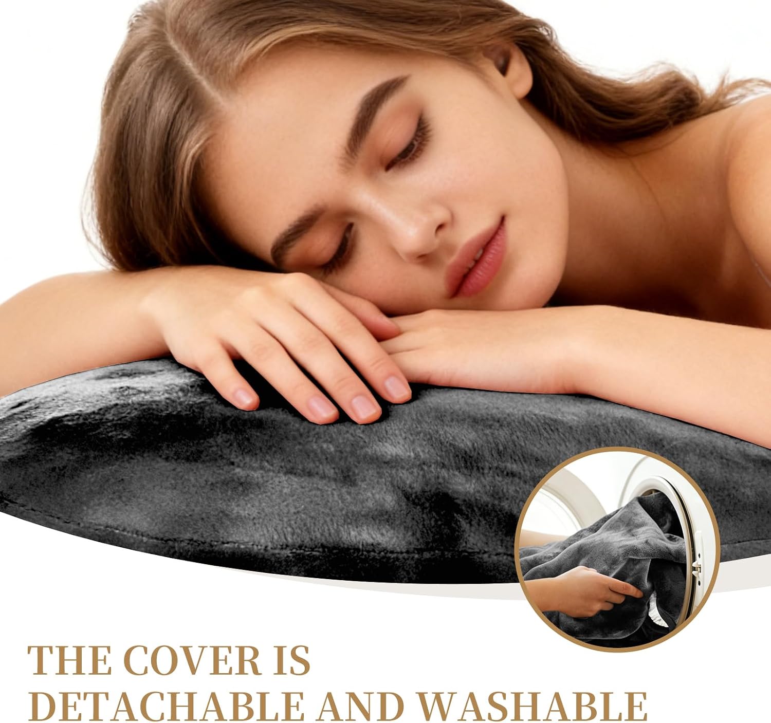 Combet Big Bean Bag Chairs for Adults, Bean Bag Chair with Filler Memory Foam Chair Super Soft Plush, Living Room Furniture, Suitable for Bedrooms, Comfy Lounge Reading Chairs, 4FT Darkgrey