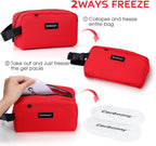 Small Cooler Bag Freezable Lunch Bag for Work School Travel,Small Lunch Bag,Small Insulated Bag For Kids/Adults,Freezer Lunch Bags,Freezable Snack Bag,Mini Lunch Bag Fit For Yogurt,Suit for 3+.