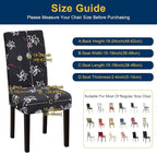 Chair Covers, Stretch Kitchen Chair Covers/Dining Chair Covers for Dining Room 8 Pack, Removable Washable Dining Chair Slipcovers for Home, Hotel, Banquet