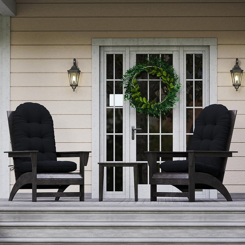 Outdoor Adirondack Chair Cushion 50x21x4 Inch, Black