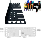 Screwdriver Organizer, Pliers Rack, Hammer Holder, Heavy Duty Wall Mounted Tool Storage Rack, Hand Tools Organizer, Metal Organizer for Garage Workshop, Garage Tool Organizer Wall Mount，15.75 Inch