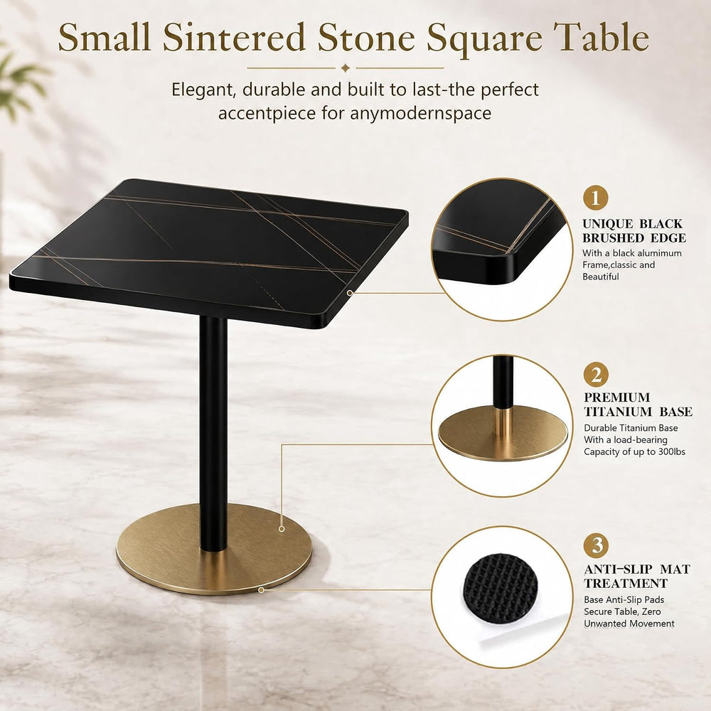63''Dining Table for 4-6,Modern Sintered Stone Dining Table,Kitchen T...