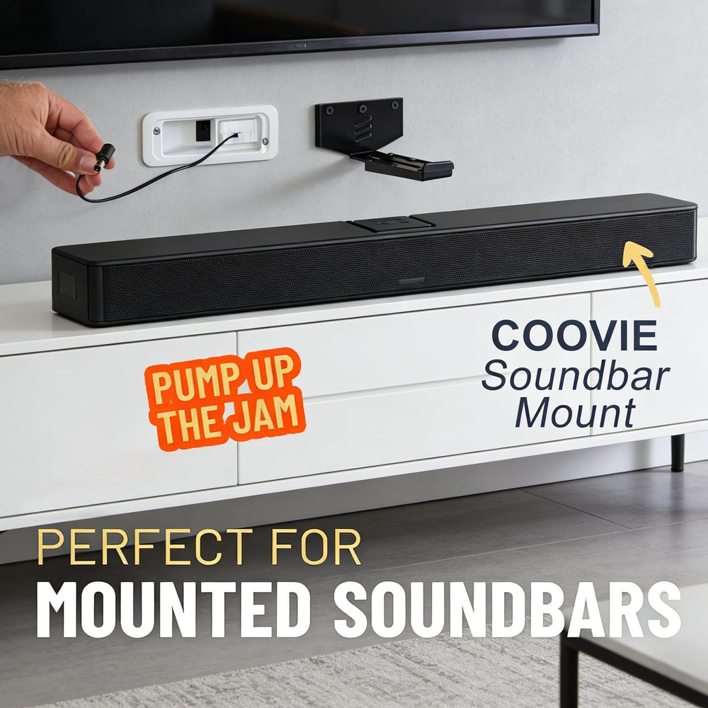 in Wall Cable Management Kit for TV & Soundbar - Cord Hiding for Wall, Hi...