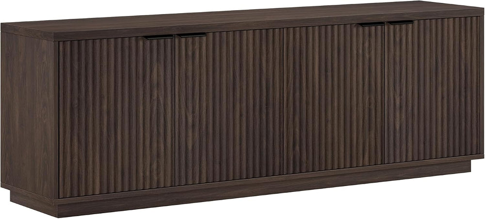 Henn&Hart 70" TV Stand for TVs up to 78", Rich Brown | Elegant ...