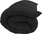 D&D Futon Furniture Cotton/Foam Traditional Japanese/Thai Floor Rolling Futon Mattresses, Yoga Meditation Mats, 3x30x80 Black