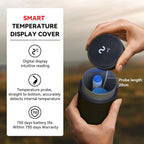 DISONCARE 60H 4 Pen Insulin cooler travel case Temp Display Medication Cooler For Medicine Travel TSA Approved Ice Pack Diabetic Medical Cooler Diabetes Bag EpiPen with QR Medical Tag