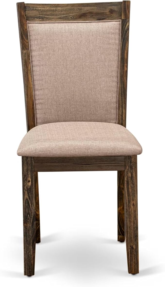 East West Furniture V777MZ716-6 6 Piece Dining Table Set Contains a Rectangle...