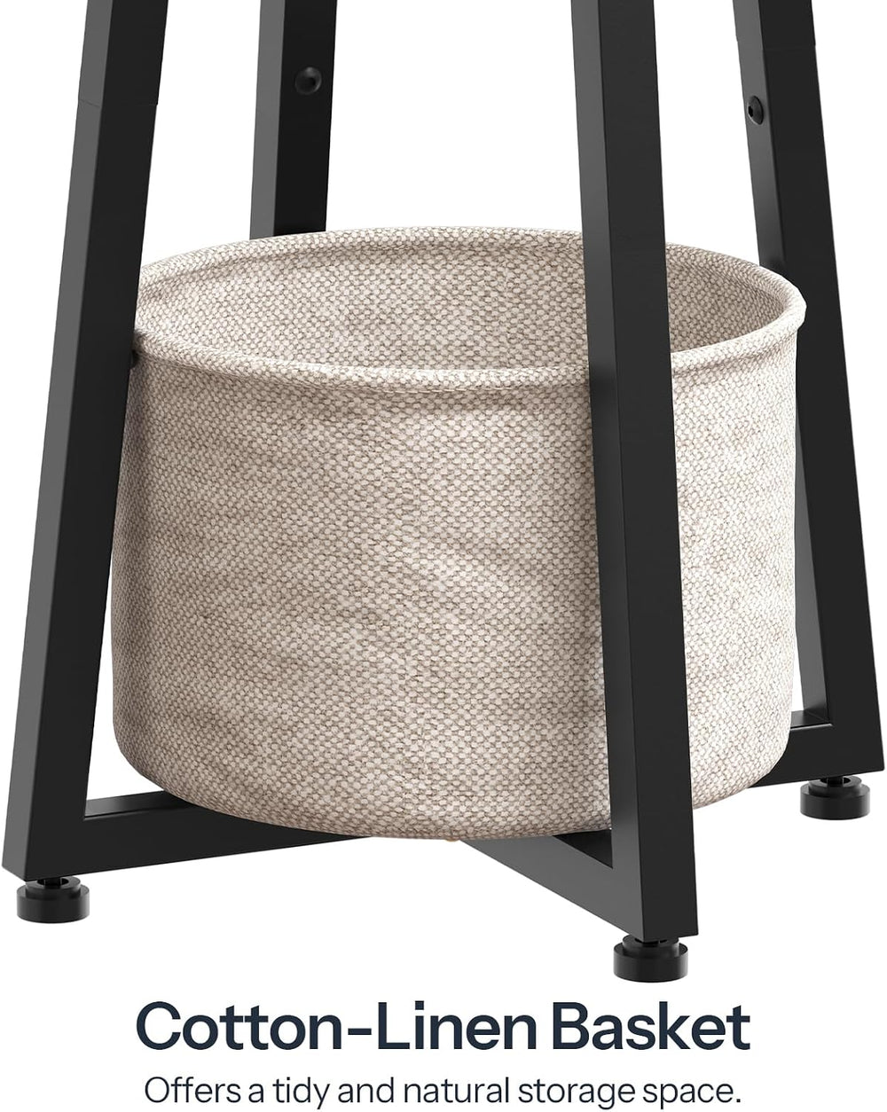 HOOBRO Small Round Side Table, 2-Tier Round Sofa End Table, Compact Nightstan...