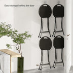 Folding Stool - Folding Chairs for Outside, Backless Stool with Capacity for Kitchen Or Rec Room - Portable(Yellow)