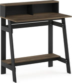 Furinno Simplistic A Frame Computer Desk, 17.9"D x 31.6"W x 35.5"H, Columbia Walnut