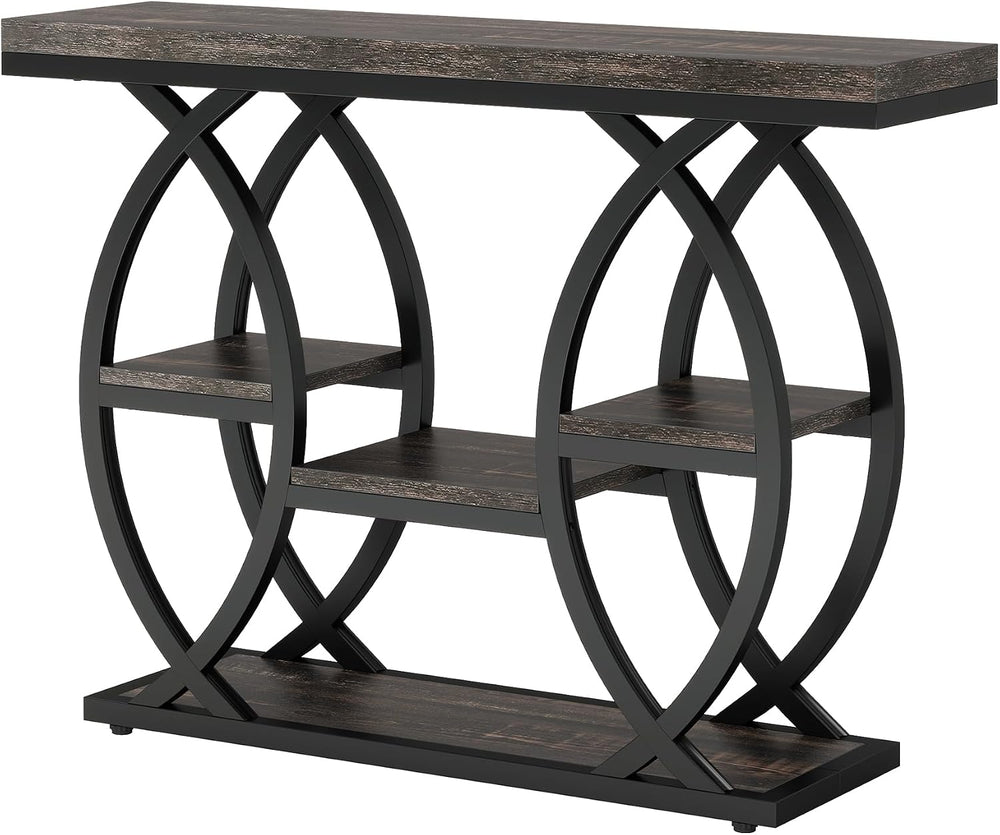 Tribesigns 39.4" Console Table, Sofa Table, Accent Tables, Black Brown |...