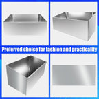 Aluminum Fuel Tank Rack Practical Kettle Shelf Storage Racks Length 23" Accommodate 2 5-Gallon Jugs Suitable for Garage Enclosed Racing Trailer Work Area Silver