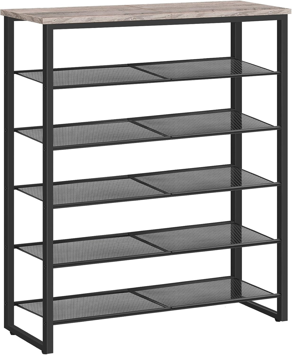 HOOBRO Shoe Rack, 6-Tier Shoe Organizer, for 18-24 Pairs of Shoes, Large Capa...