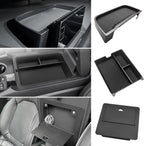 Muslogy for Pilot Center Console Organizer & Dash Storage Tray & Magnet Armrest Hidden Storage Compartment 3PCS Set Compatible with Honda Pilot 2025 2024 2023(Console +Dash Tray+Hidden Organizer)