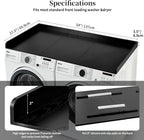 Hanobe Washer Dryer Countertop Topper : Wood Laundry Table Top - Over Washer and Dryer for Laundry Room