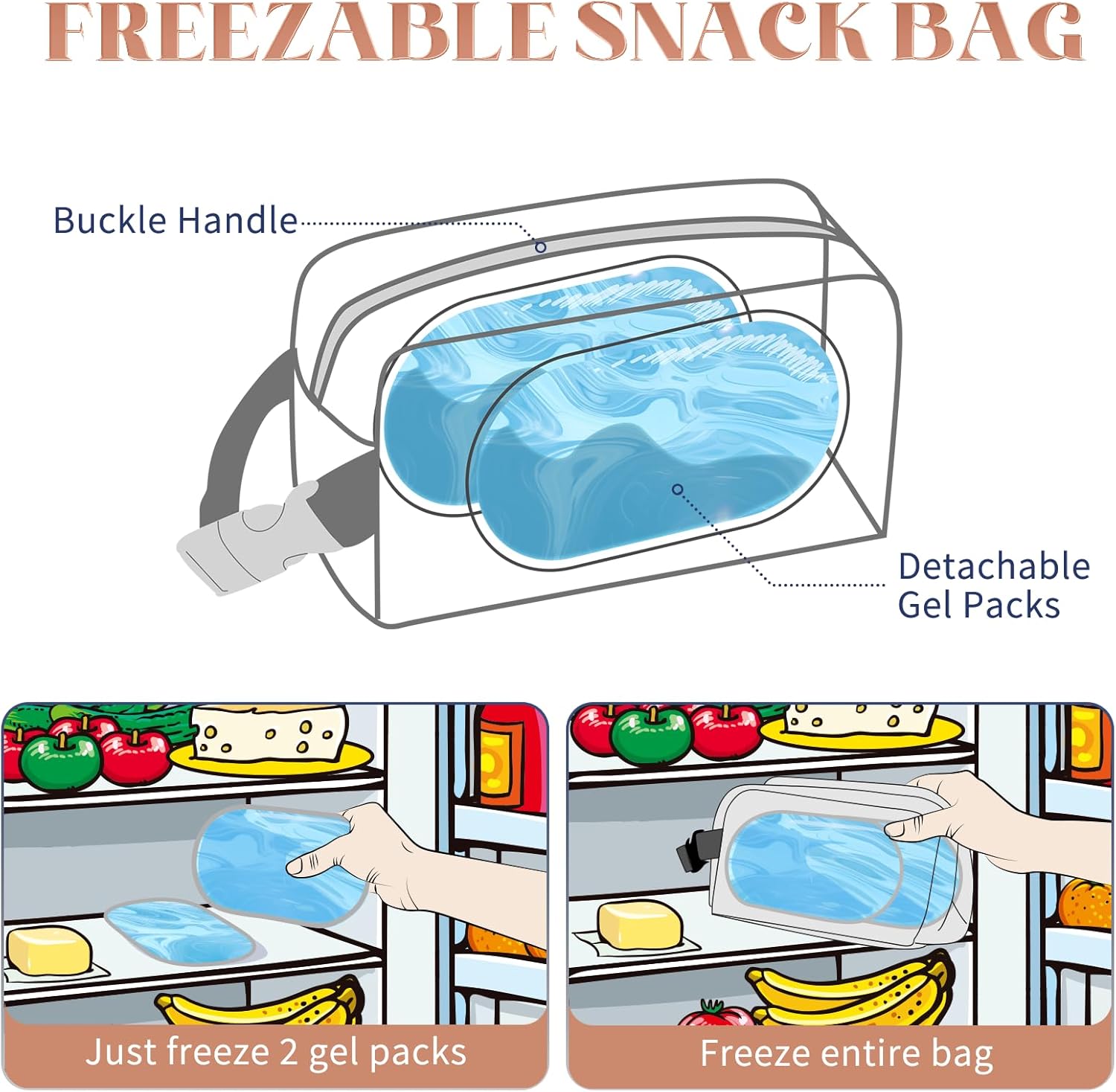 Cerbonny Small Cooler Bag Freezable Lunch Bag for Work School Travel,Small Lunch Bag,insulated snack bag For Adults/Kids,Mini Cooler,Lunch bag small Fit For Yogurt（Khaki Checkerboard