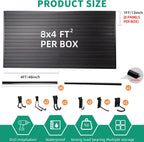 Slatwall Panel Garage Slat Wall Storage Systems with 15 Slatwall Accessories, 4'x8' Black Slat Wall Paneling for Retail Display, Garage Tool Storage, Guitar Shop, Home Storage