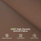 Amopatio XL Padded Zero Gravity Chairs Foldable Zero Gravity Lounge Chair Outdoor Portable Reclining Chair with Removable Cup Holder/Headrest/Footrest