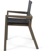Merax Mesh Seating Solid Wood Dining Chairs Set of 2, French Country Style Accent Side Seating Furniture for Kitchen, Living Room, Textile Back,Grey