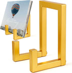 Metal Vinyl Record Album Display Holder Stand 8-15 LPs,Golden | 8-15 LPs,Metal Vinyl Record Stand