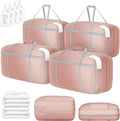 DIMJ Large Comforter Storage Bag with Handls, 100L Washable Blanket Storage, Compression Packing Totes Moving Bags With Zipper, Space Saving Containers For Pillow, Clothes, Bedding, 4 PCS