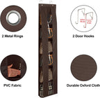 Lirex Over The Door Organizer, 2 Pack Handbag Storage with 6-Tier Space-Saving for Door or Closet, Handbag Hanger, Dark Brown