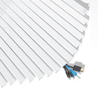 Yecaye 235in Wall Cord Hider for 3-4 Cords, On-Wall Cord Cover Channel, Long Cable Concealer, Cable Cover Cords Management for Home Office, W1.18in H0.63in, White
