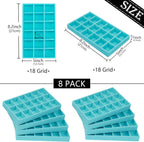 12 Pack Stackable Velvet Jewelry Organizer Trays for Drawers Earring Organizer Inserts Necklace Storage Ring Bracelet Display Case, 216 Grids, Blue