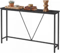 SONGMICS HOME Entryway Console Table, Behind Couch Table, for Living Room, Bedroom, Easy Assembly, Dark Gray