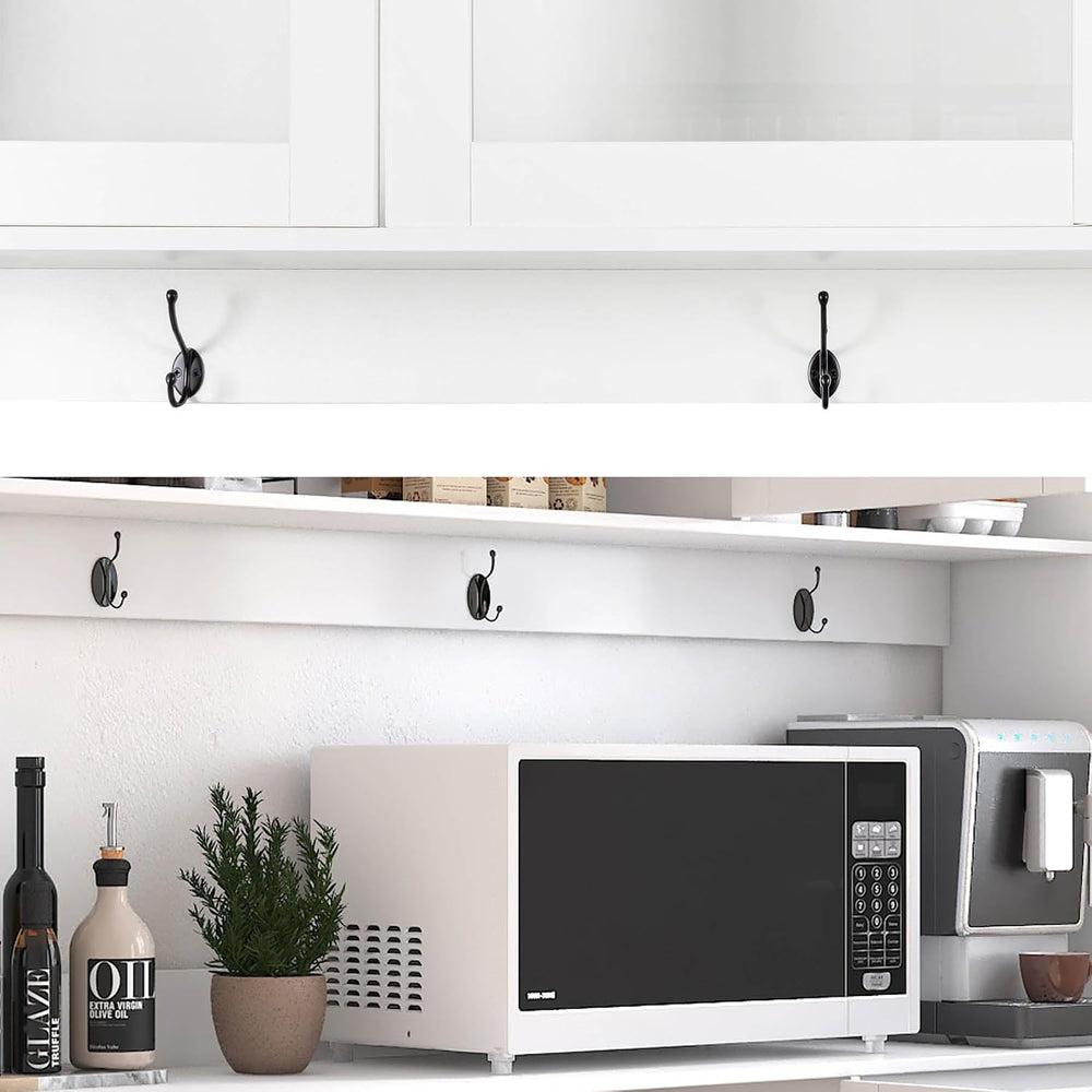 74" Tall Kitchen Pantry Storage Cabinet with Drawers, Microwave Shelf &a...