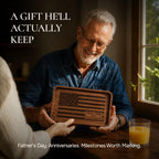 HOUNDSBAY Freedom Tray - Solid Walnut Valet Tray, Limited Edition 1/250