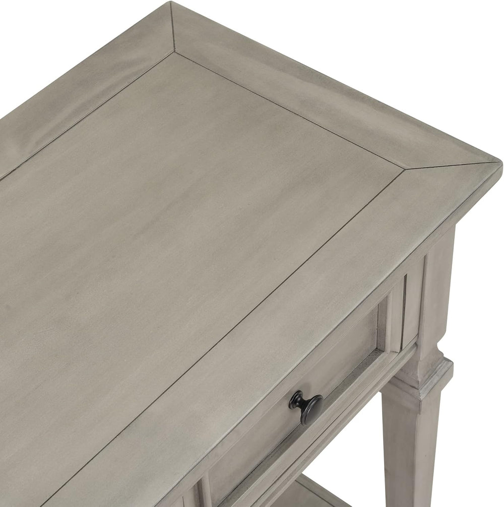 Knocbel 50" Retro Style Console Table Solid Wood Frame Sofa Table with B...