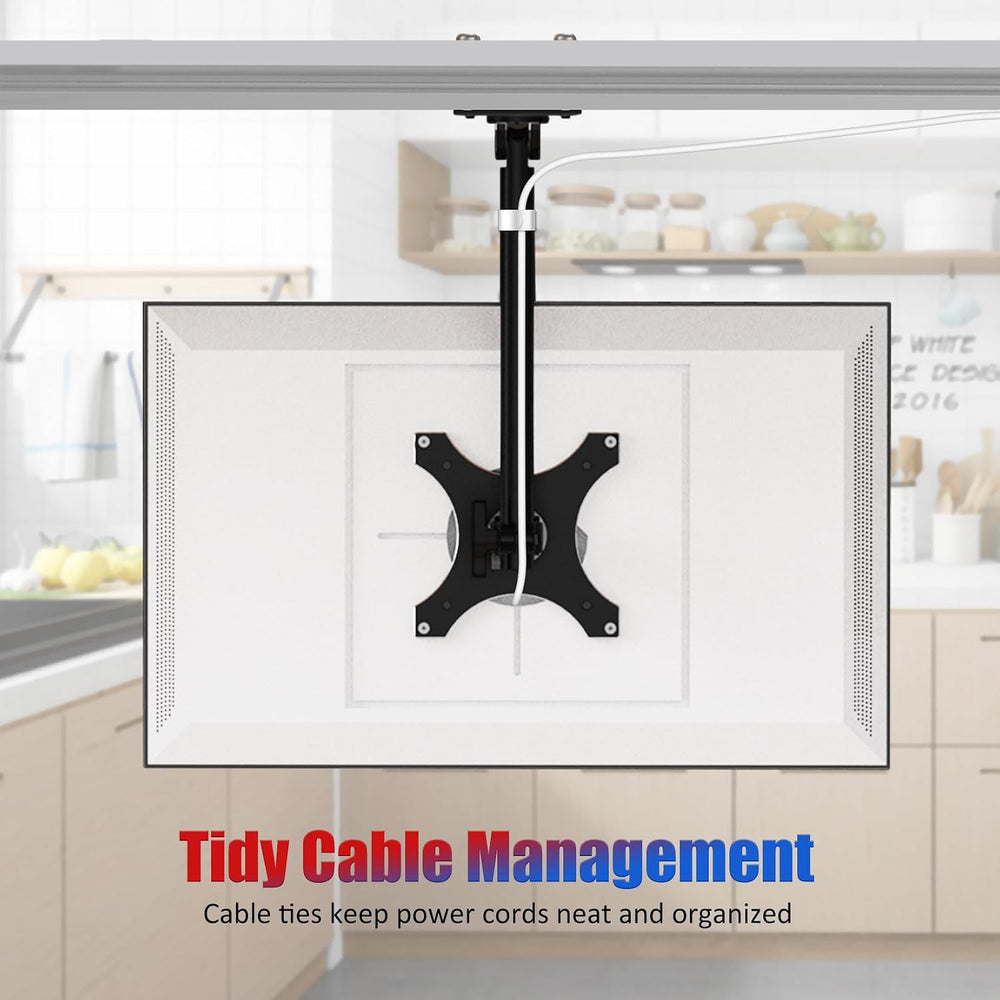 Under Cabinet Mount for Echo Show 15, Height Adjustable | Aluminum, Height Ad...