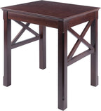 Winsome Xola Nesting Tables, Cappuccino | Small Square Coffee or End Table Set for Bedroom, Living Room, Den, Elegant Furniture for Any Home Decor