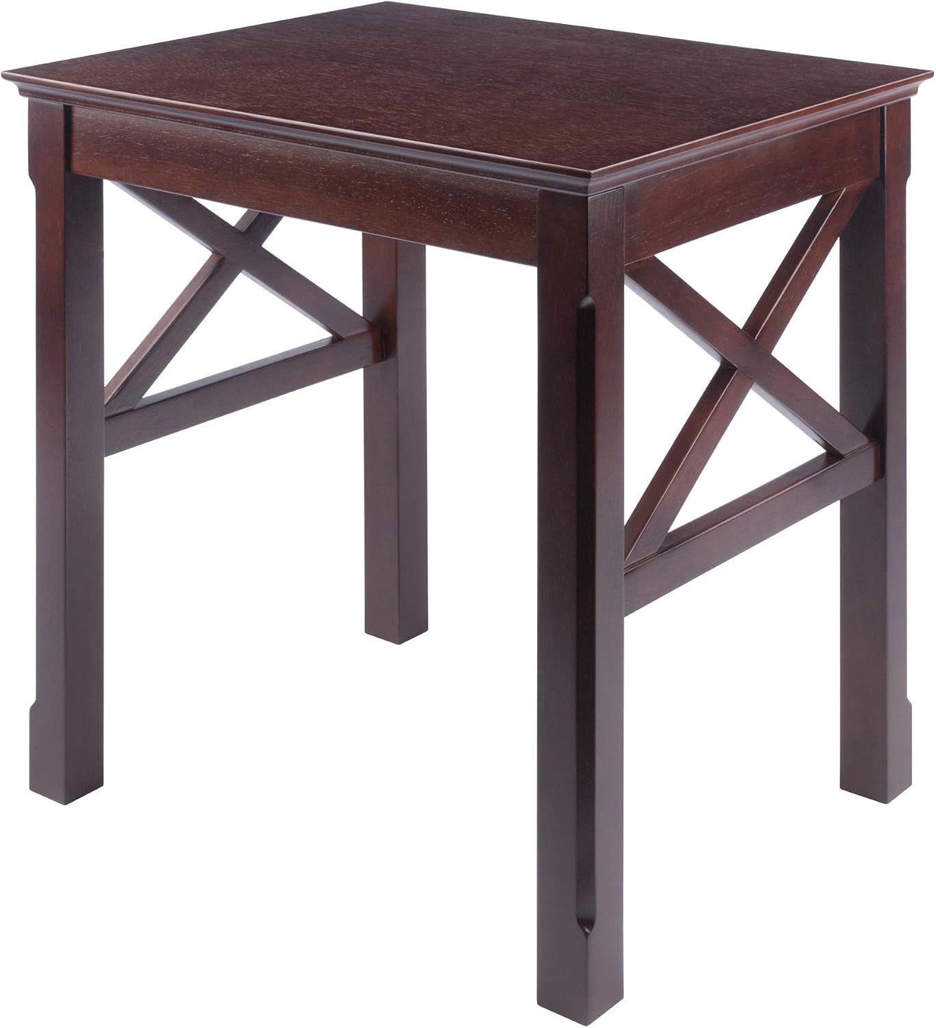 Winsome Xola Nesting Tables, Cappuccino | Small Square Coffee or End Table Set for Bedroom, Living Room, Den, Elegant Furniture for Any Home Decor