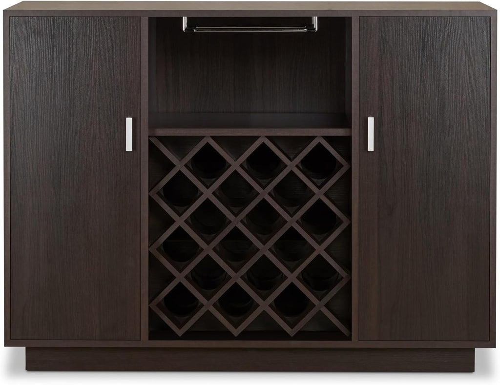 Mid-Century Retro Wine Cabinet, Storage Cupboard for Kitchen Living Dining Room Hallway,for Kitchen Home