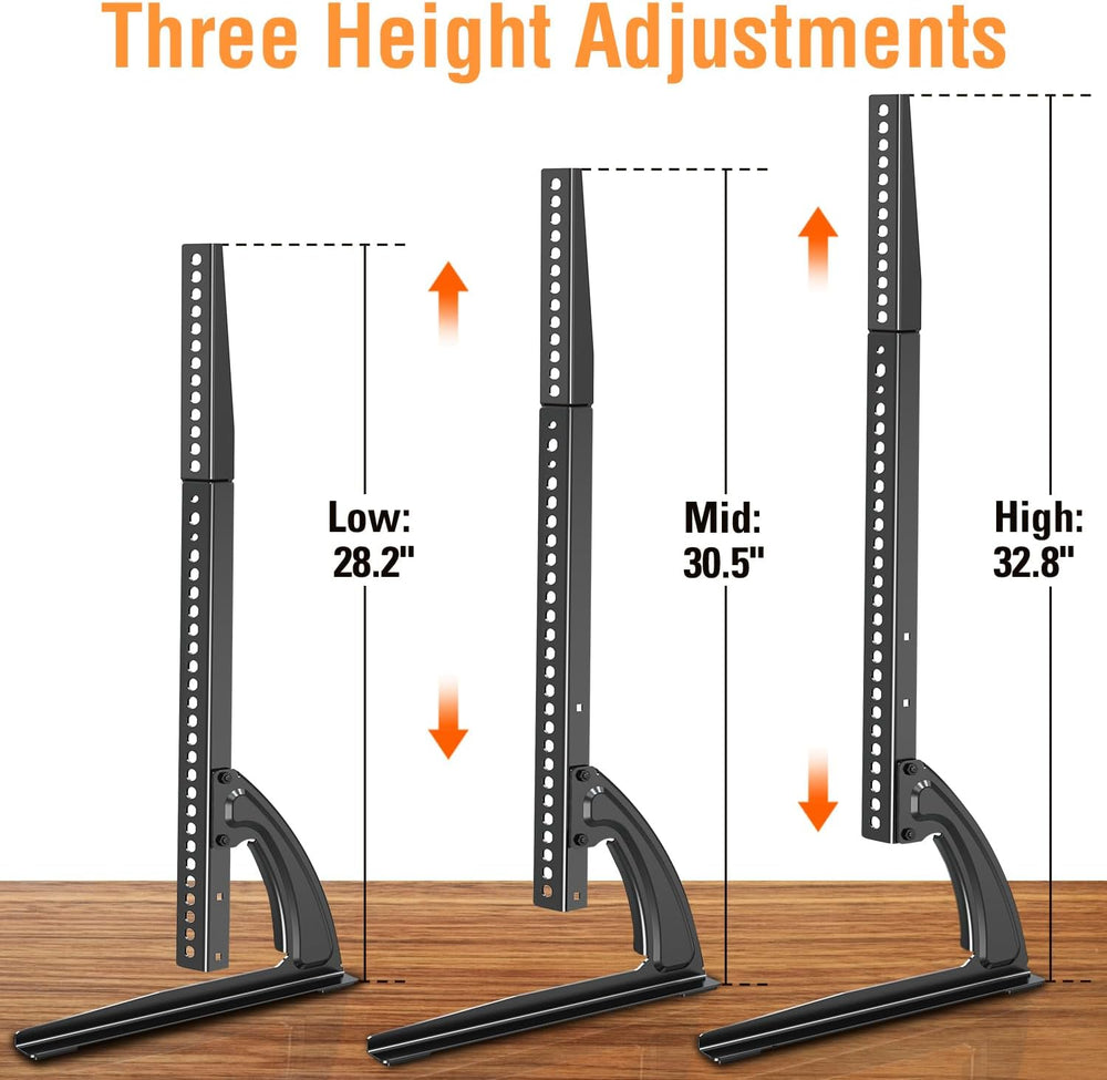ELIVED Universal Table Top TV Stand for Most 32 to 70 inch LCD LED Plasma Fla...