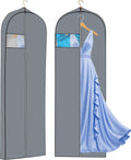 Dress Bags for Gowns Long, 65" Long Dress Garment Bags for Hanging Clothes | 1 Pack ,10" Gusseted Clothing Bags for Closet Storage and Travel, Suit Bags for Coats, Jackets, Shirts and Sweater