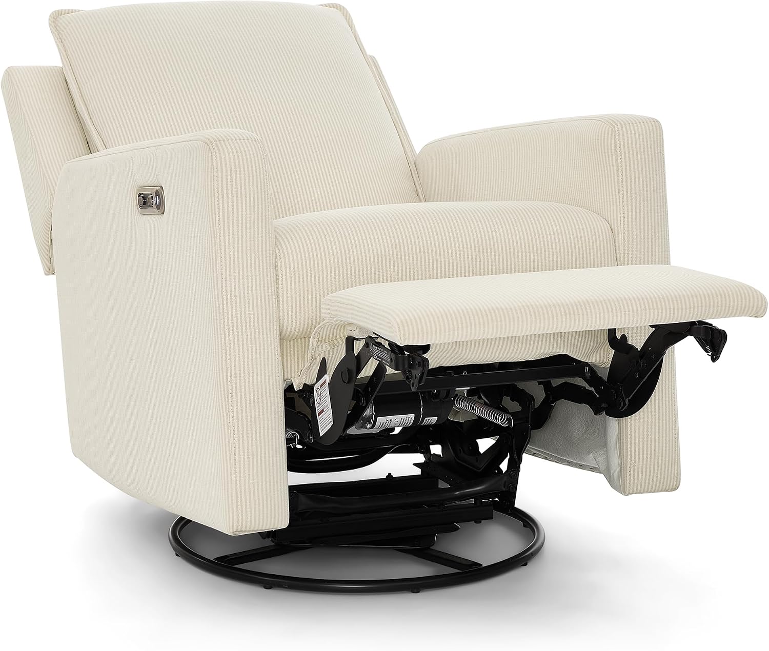 Delta Children - babyGap Harlowe Power Recliner, Almond | Power Recliner with USB-A and Type-C Ports, Greenguard Gold Certified, Stain-Resistant Fabric, Oeko-TEX 100 Certified