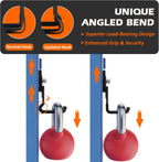 MUTUACTOR New Upgraded Strong Magnetic Hooks,2-Pack Unique Heavy Duty Magnetic Hook for Hanging,20lbs Anti-Scratch Magnet Storage Hook for Storing Cordless Impact Drivers Trailer Cord Garage Tools