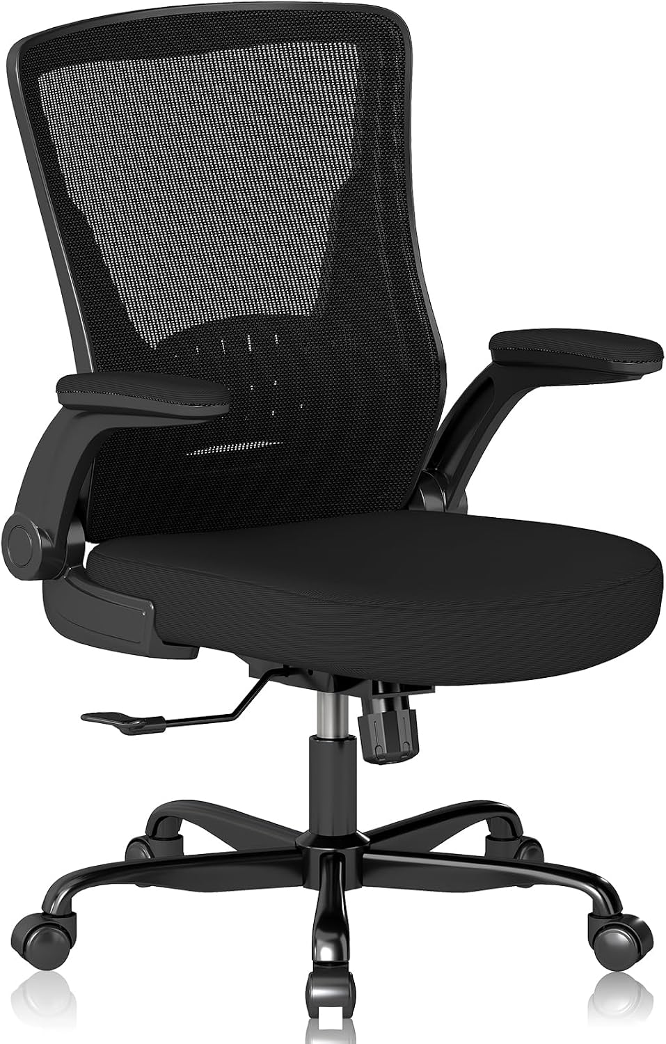 Ergonomic Office Chair, Comfy Mesh Desk Chair with Flip-up Armrests | 300lbs ...