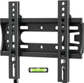 IWORBOARD 24 32 40 42 inch Fixed TV Monitor Wall Mount for 14-43 inch LED LCD Screen, Low Profile Small RV TV Mount, Easy Slim Flat Wall Bracket, Max VESA 200x200mm, 66lbs, Single Stud