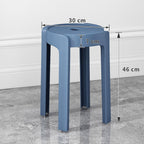 Portable Plastic Stools, 6-Pack Stackable Nesting Stools for Kitchen Bar, Classroom, Outdoor & Party - Lightweight, Heavy Duty 330lbs, Easy Clean, Space-Saving Foldable Design 6pcs