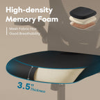 Ollega Ergonomic Office Chair with Memory Foam Seat, Computer Desk Chair | 3.5" Memory Foam Cushion, 3D Adjustable Headrest, Lumbar Support, Flip-Up Armrests, Breathable Mesh, 330LBS Weight Capacity