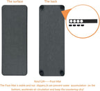 2 Pcs Water Absorbing Stone Trays, Kitchen/Bathroom Sink Soap Dish, Diatomite Tray Used for Hand Soap & Cosmetic Bottles in The Modern Home, 3.15" W x 8.7" L, Dark Gray